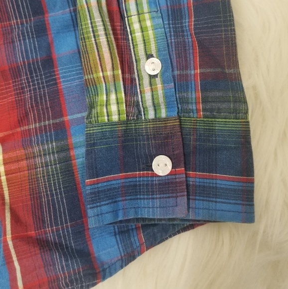 OshKosh & H&M Classic 2 Long Sleeve Cotton Button Down Dress Shirts Multicolored - Picture 2 of 16